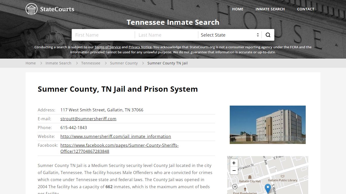 Sumner County TN Jail Inmate Records Search, Tennessee ...